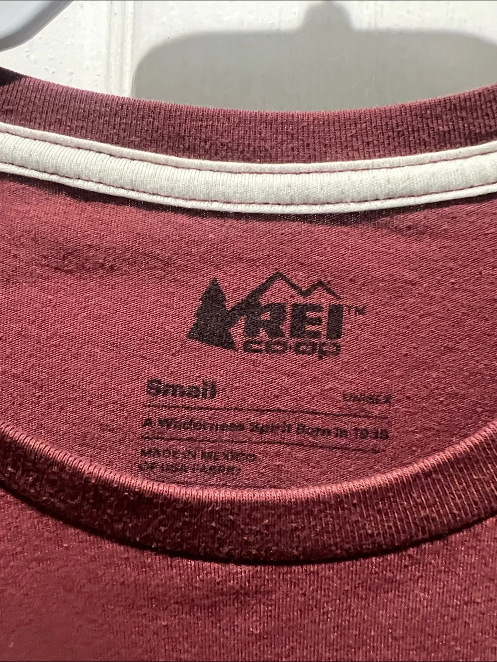 REI Women's Short-Sleeve Crew Tee in Burgundy Wine - Picture 2 of 4